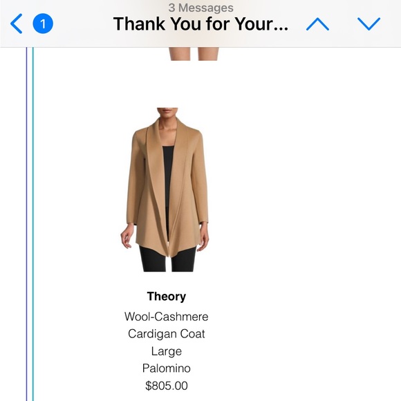 Theory Clairene Shawl Jacket - Picture 4 of 5